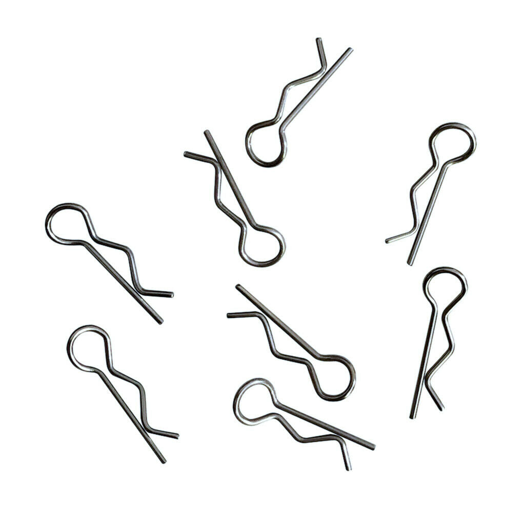 8pcs Body Shell Clips Pin for 1/16 RC 9130 Car Accessories Spare Parts