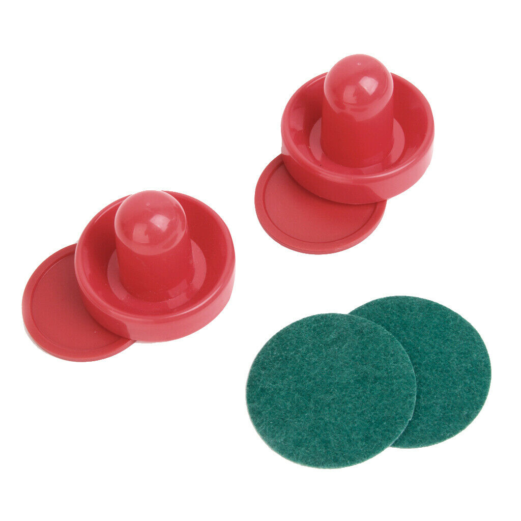 Air hockey  lot 2 x air hockey sticks + 2 x air hockey puck