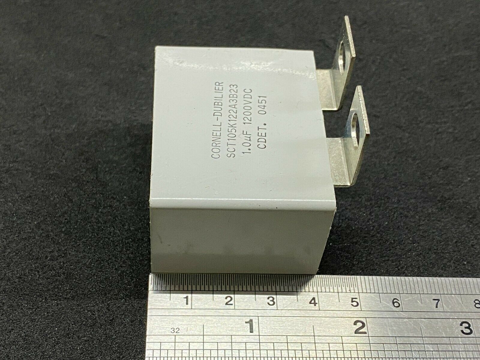 1pcs - CDE 1uF 1200V 10% SCT105K122A3B23 SNUBBER Film Capacitor