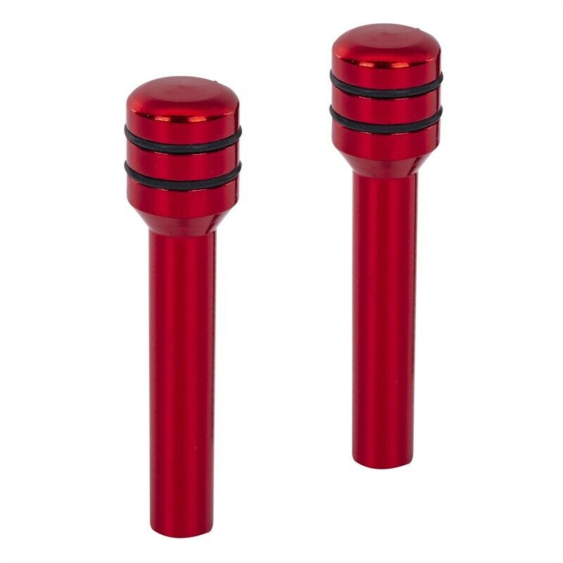 Red Universal Car Truck Interior Interior Door Lock Knob Pull Pin Cover Aluminum