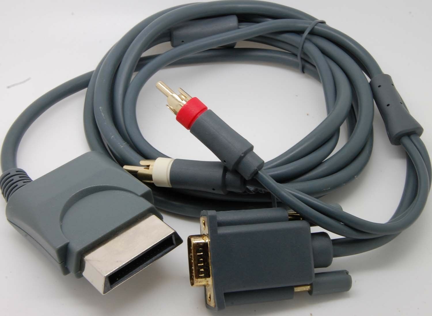 New High Definition HDTV AV VGA Video Cable Cord for Microsoft Xbox 360 x360 c40