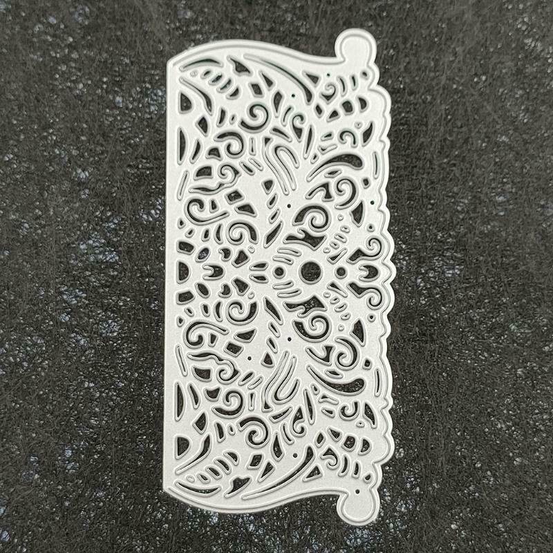 Greeting Card Cover Border Die-Cuts Stencils for DIY Scrapbooking Carbon Steel