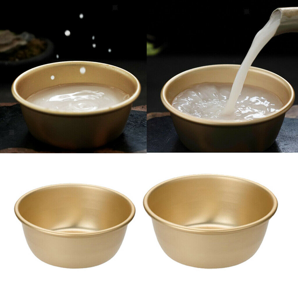 5x Lightweight Aluminum Rice Bowl Serving Bowl Dinnerware Kitchen Supplies