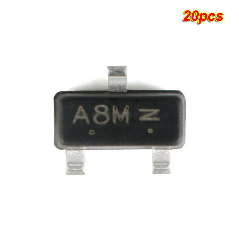 20pcs SMD Triode LMUN2235LT1G silk screen A8M SOT-23 50V/100mA transistor