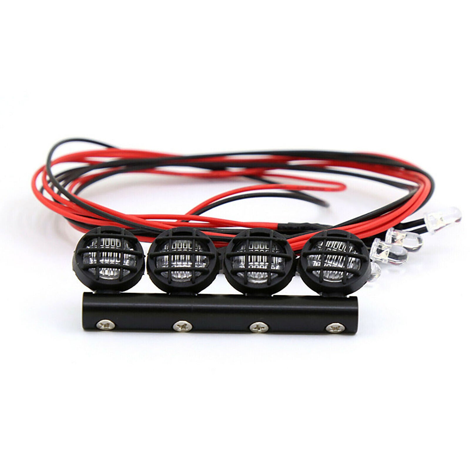 Luggage Rack Lamp Carrier Roof Light Headlights for 1:18/1:24 WPL RC Car