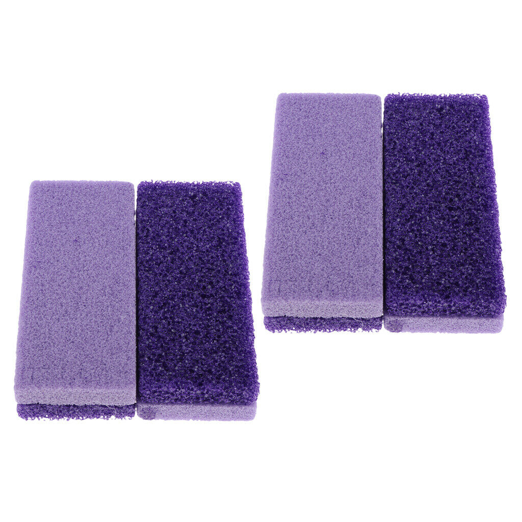 4Pcs/set Natural Pumice Stones Hard Skin Remover Pedicure Files Scrubber