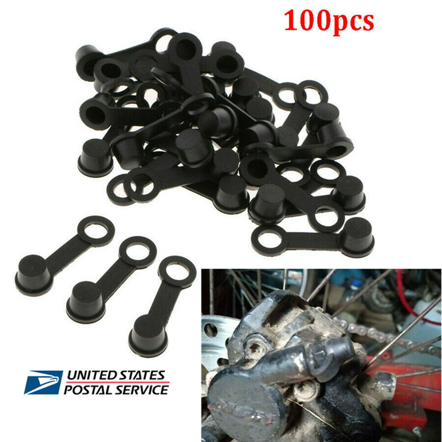 8mm Screw Rubber Caps for Bleeder Valve Brake Calipers Slave Cylinders 100x