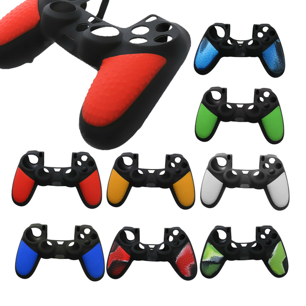 Rubber Games Console Pad Controller Joystick Case Shell Skin for PS4 Gaming