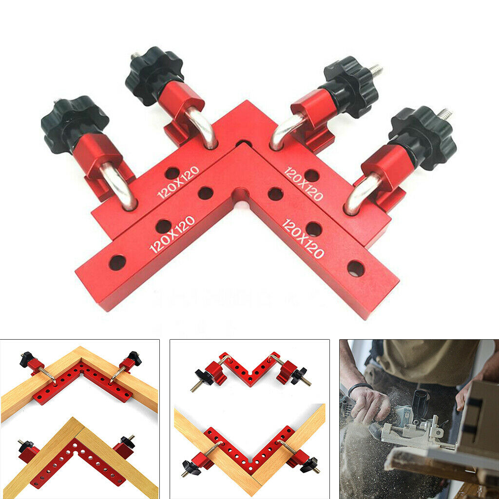 Right Clamps 90 Degree Positioning Squares for Picture Frame Boxes 2PCS