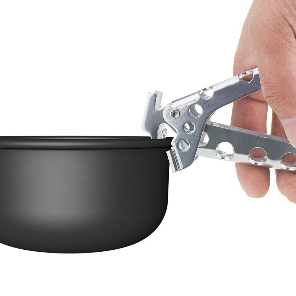 Camping Pot Pan Gripper Handle Bowl Gripper Outdoor Anti-Hot Pot Pan Arm Ho TL