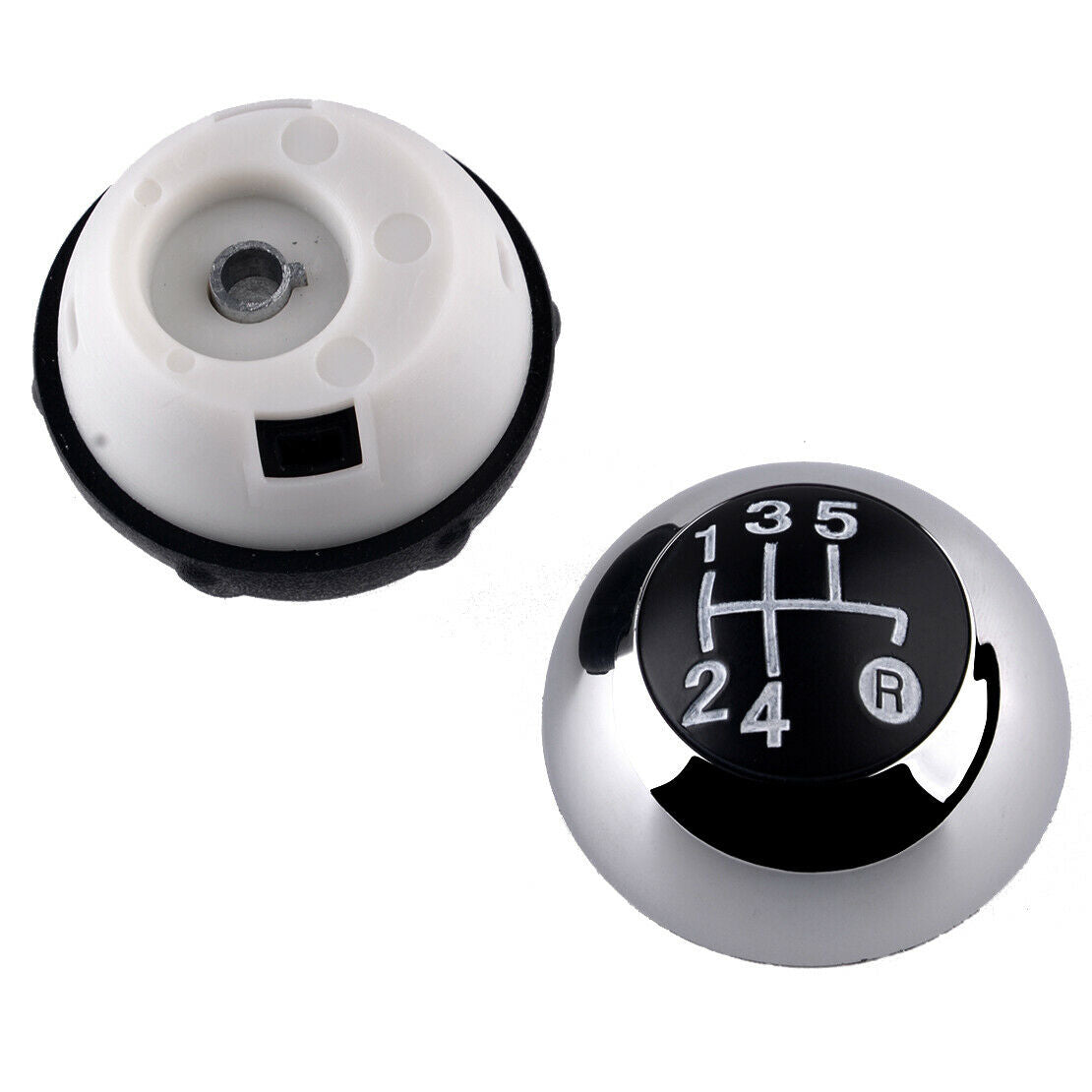 5Speed Manual Gear Stick Shift Knob Shifter Level Head fit for Fiat 500 2012-18