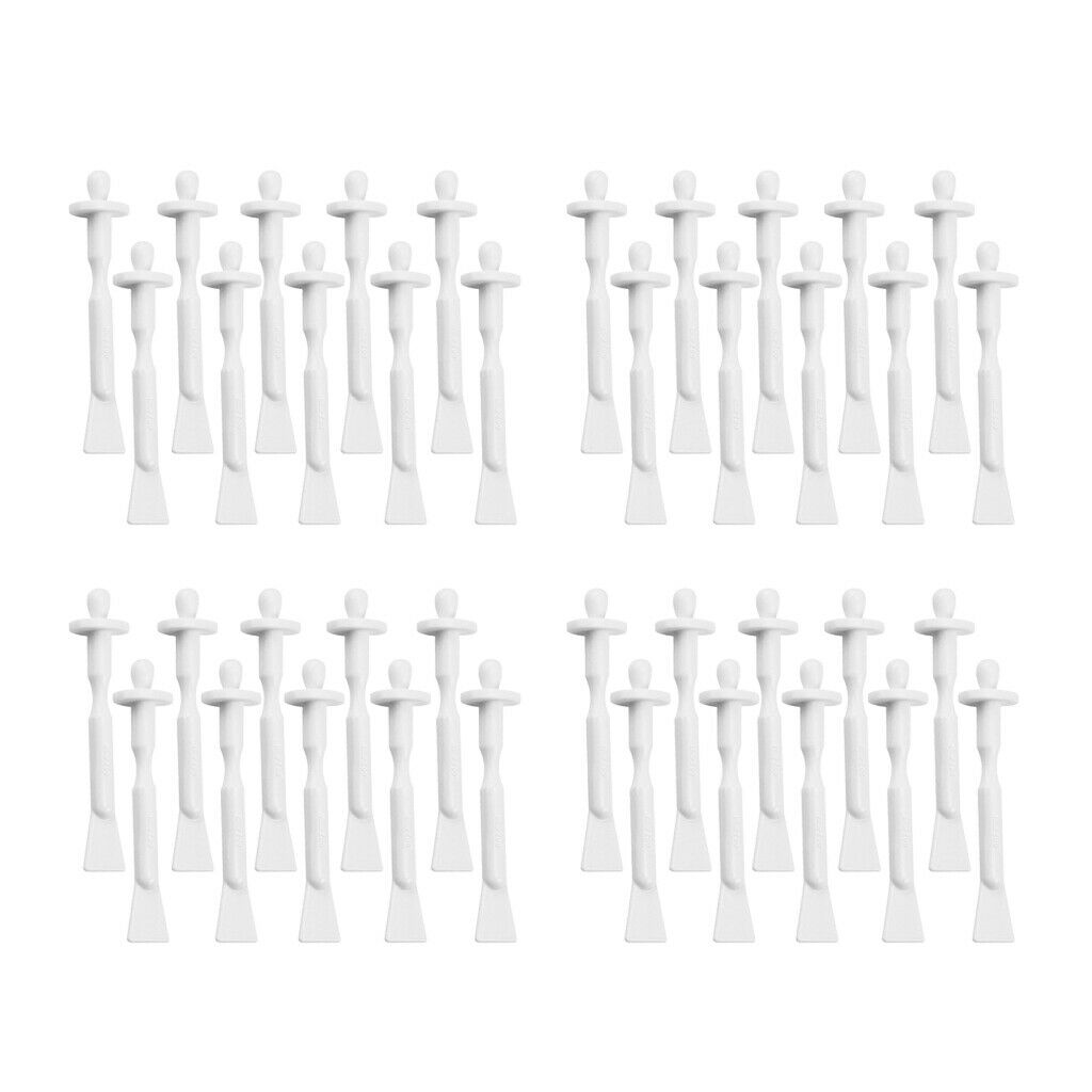 Plastic Waxing Applicators Sticks(40 Pieces) for Facial & Eyebrows Nose Hair Wax