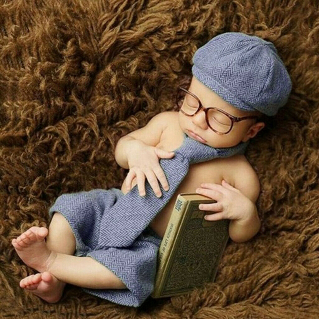 New Baby Boys Gentleman Photo Prop Photography Outfits Pants Tie Costume