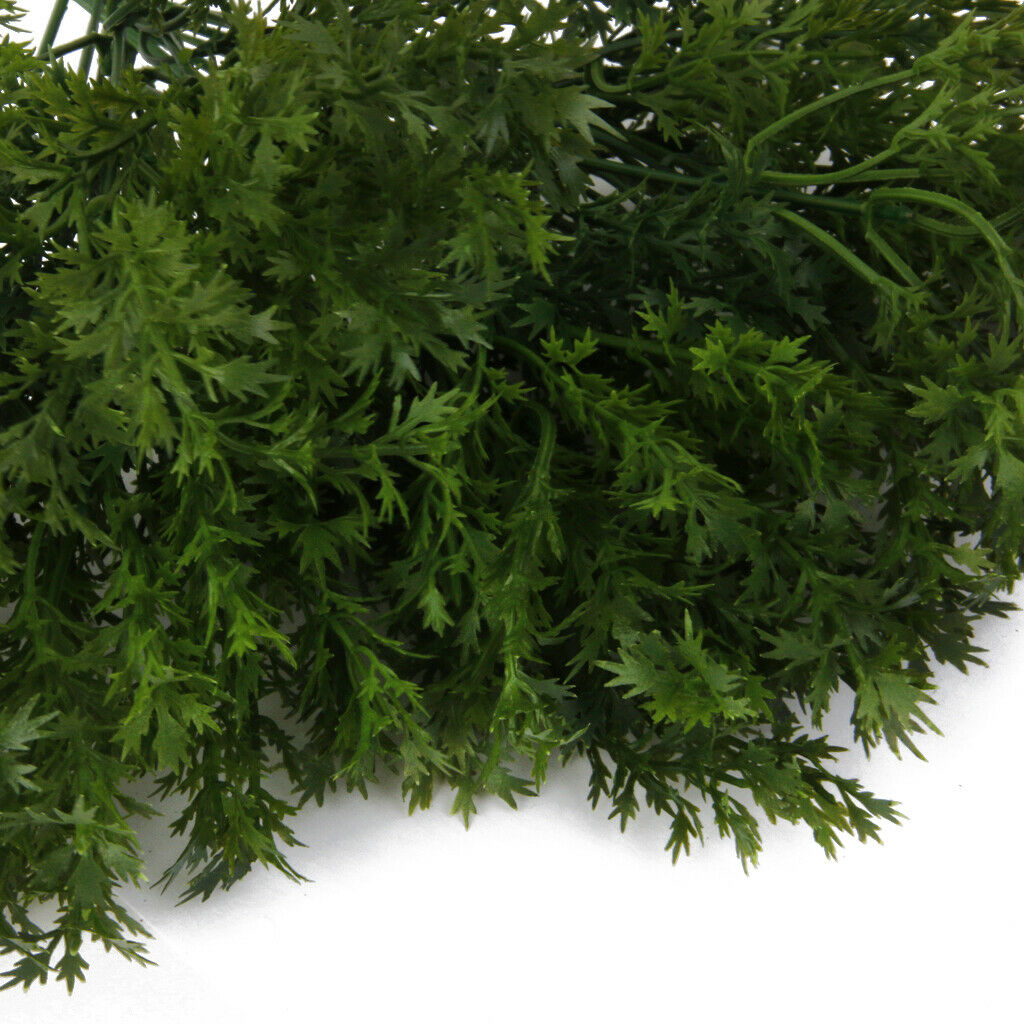 Realistic Parsley Plant Lifelike Green Potted Flower Decor for Indoor Office