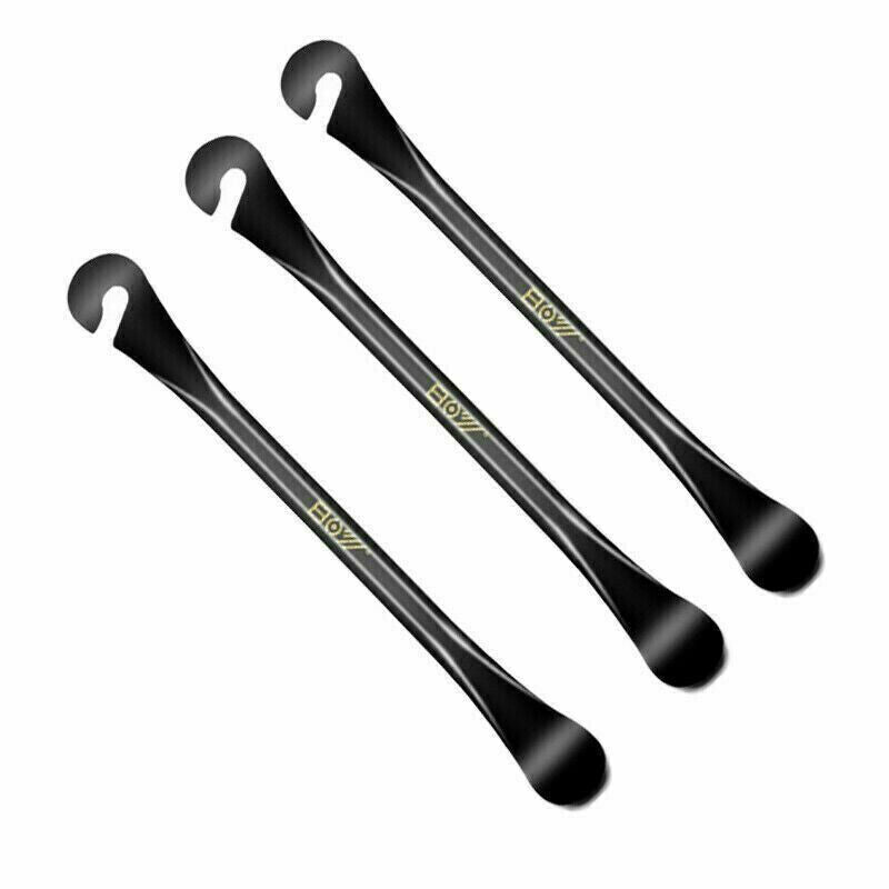 3Pcs Bike Bicycle Metal Alloy Curved Steel Tyre Tire Lever Remove Repair Tool