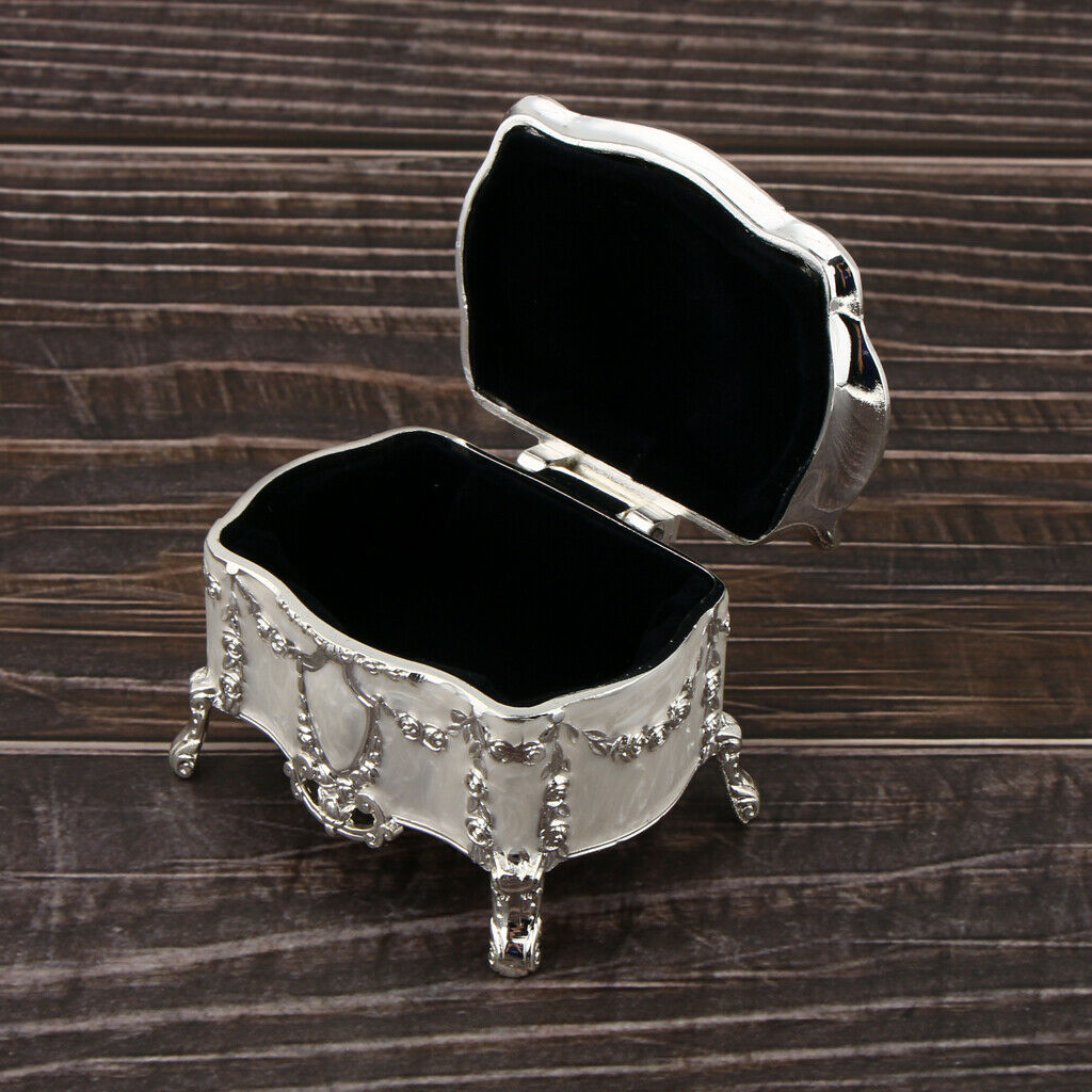 Princess Treasure Box Jewelry Box Princess Makeup Birthday M-9.1x6.7x7cm