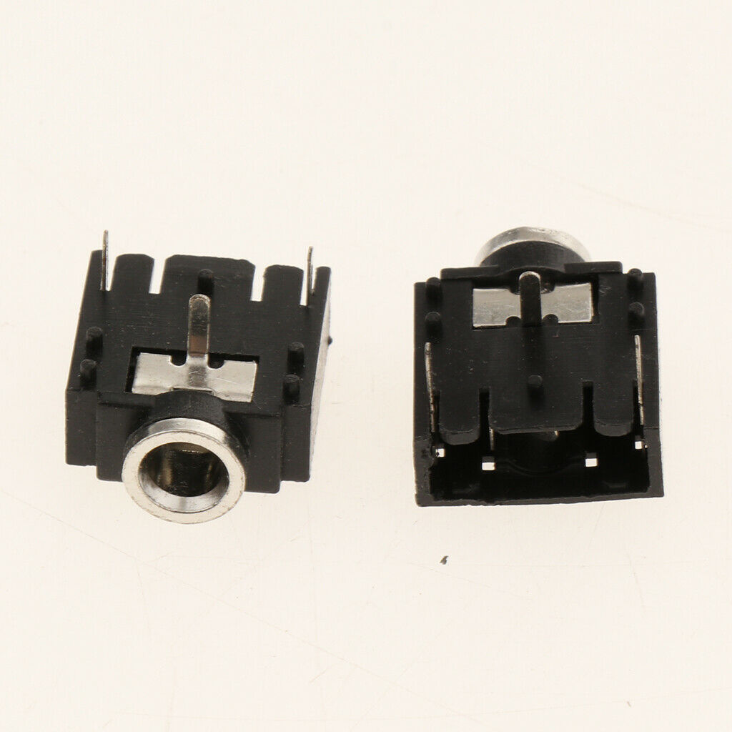 10x 3-Pin Stereo Socket Audio Connector 3.5mm Female Interface Dual Channels