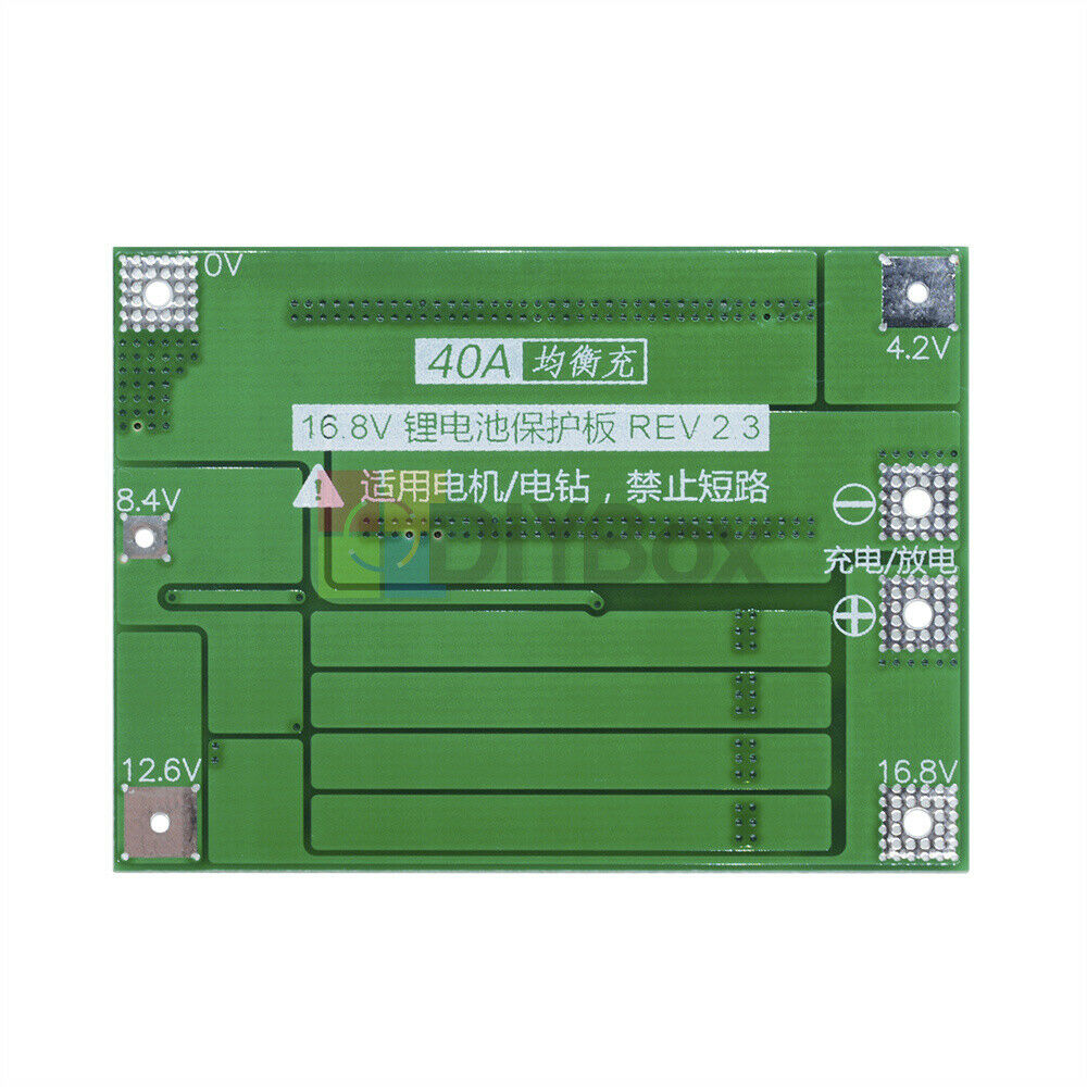 4S 40A Li-ion Lithium Battery 18650 Charger BMS Protection Board Balanced Module