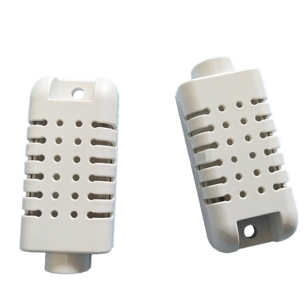 2Pcs Temperature Humidity Sensor Housing Plastic Junction Box Electrical Case