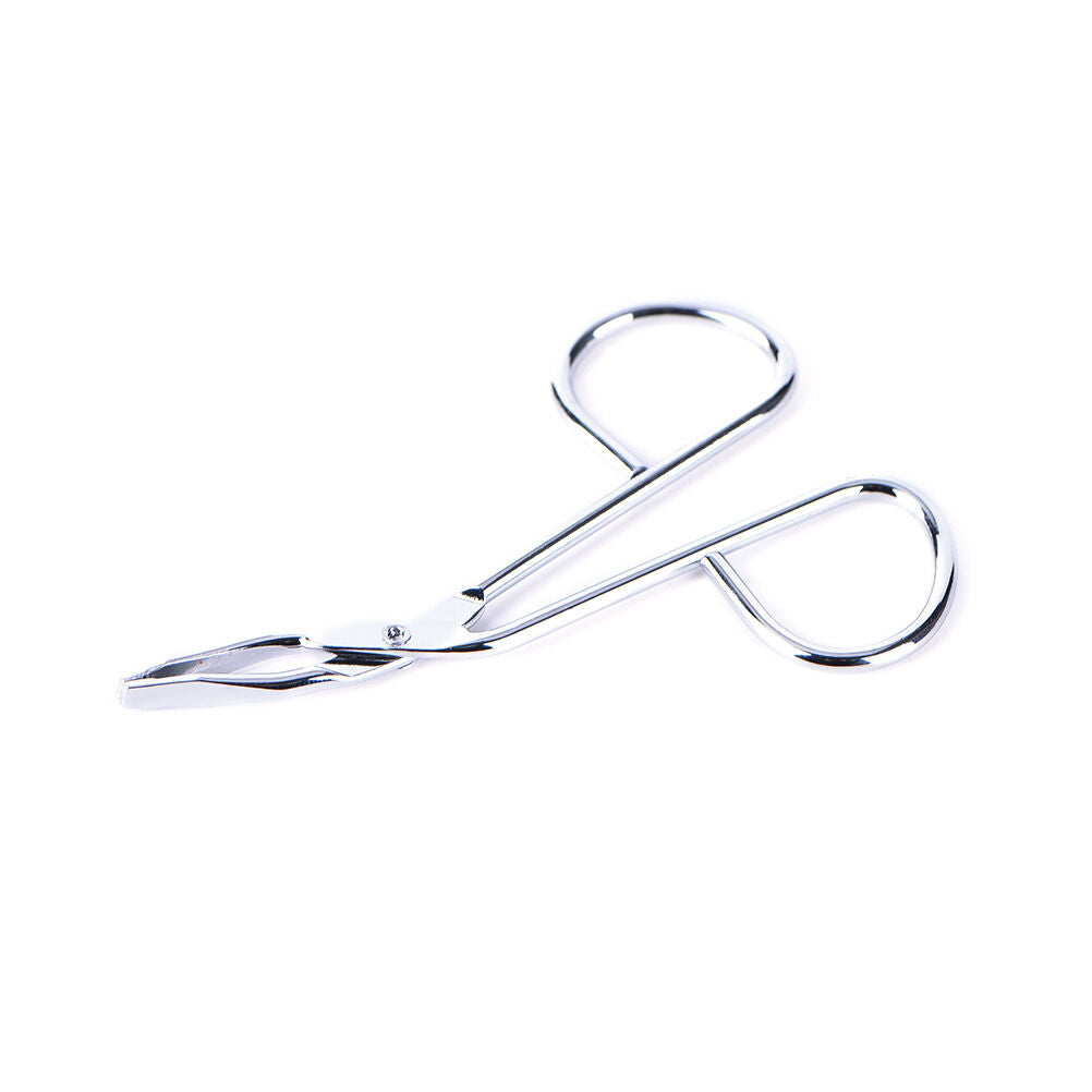 2x Scissors Flat Tip Eyebrow Tweezers Clamp Clipper Stainless Removal Tool.l8