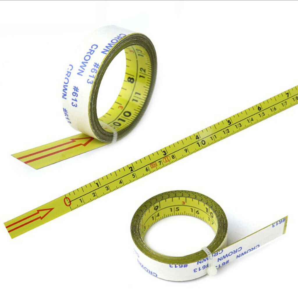 Self Adhesive Measure Tape Metric Ruler Measure Tools Left to Right(0-200cm)