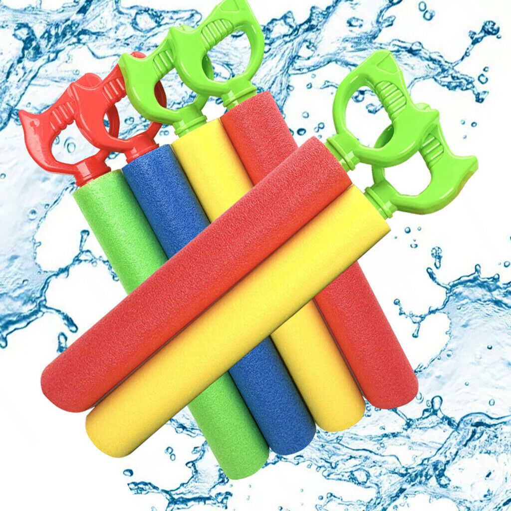 4/Set Foam Water Guns Pool Garden Backyard Water Play Sand Toys for Toddlers