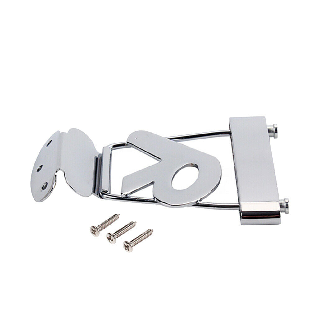 6 String Guitar R Trapezoid Tailpiece for Archtop  Guitar Bridge Part