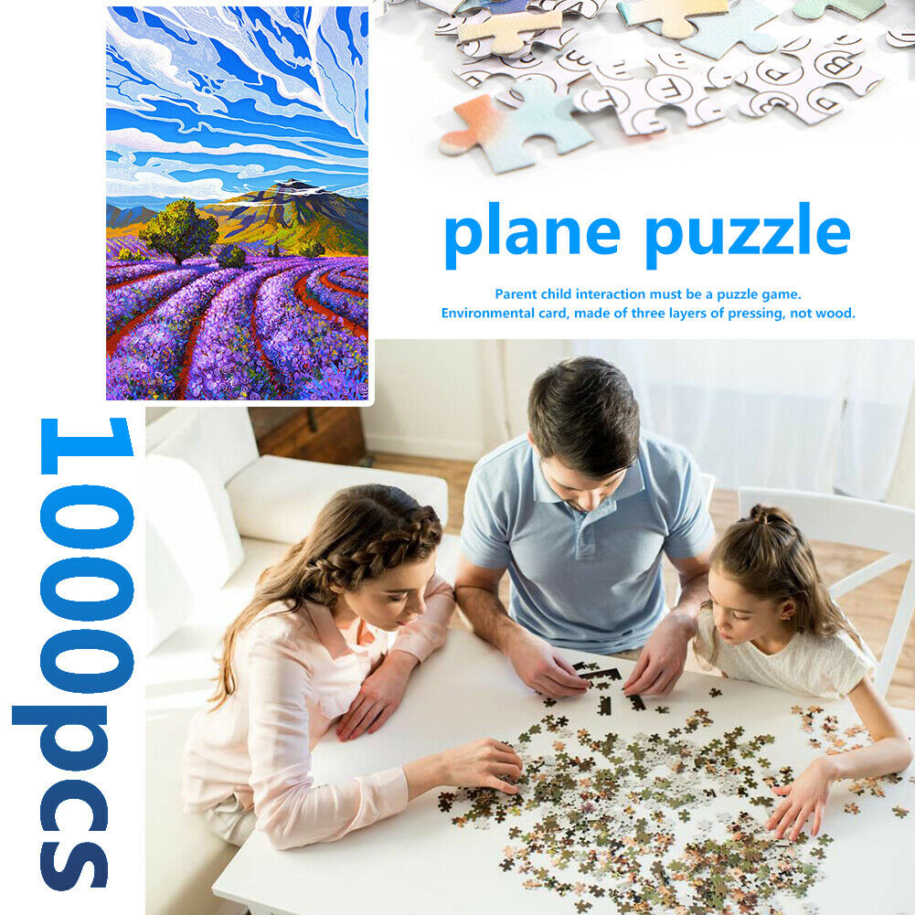 1000pcs DIY Cloud Mountain Garden Puzzle Educational Learning Jigsaw Toys @