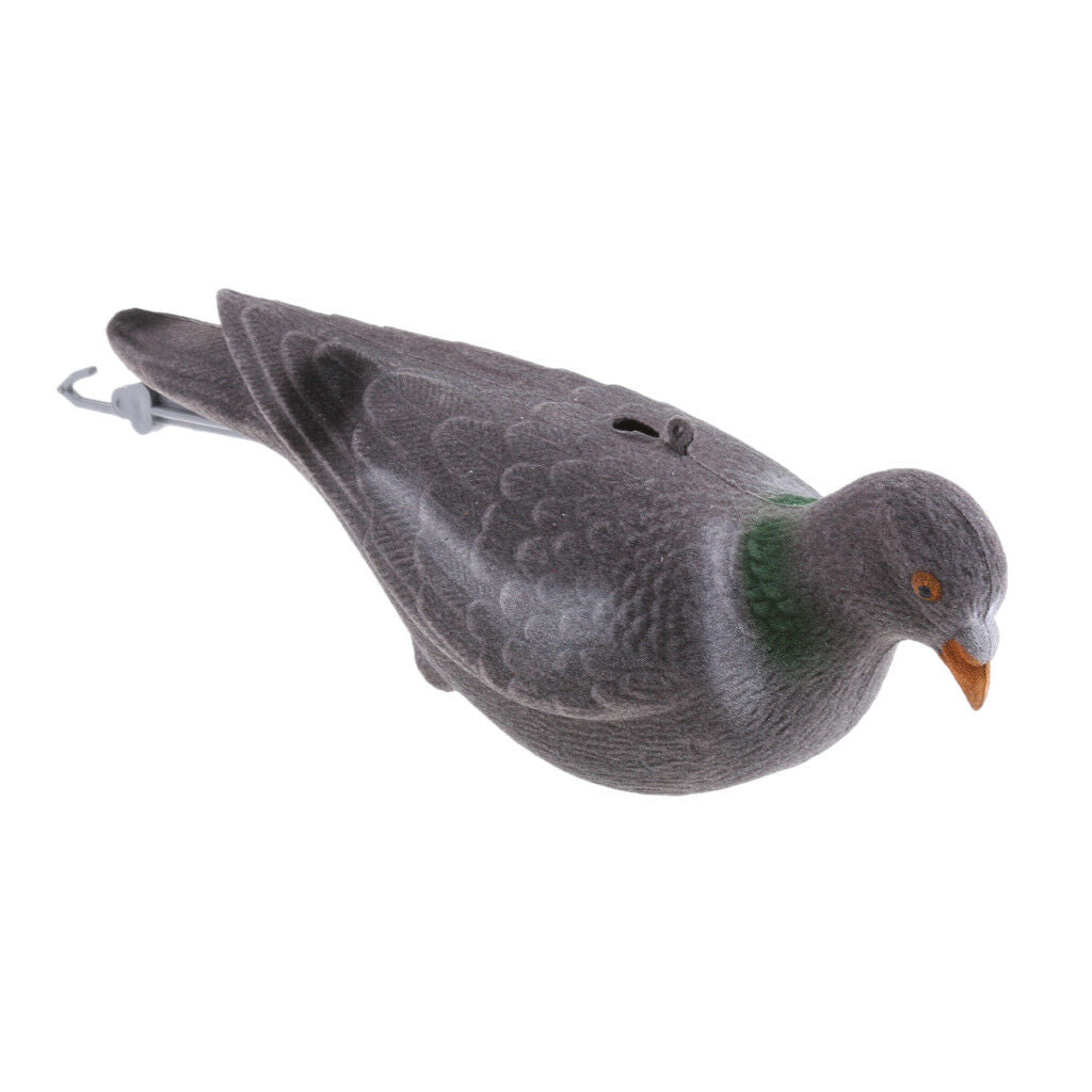 2 Pigeon Bird Decoy Hunting Bait Pest Control Repeller Yard Scarer Scarecrow