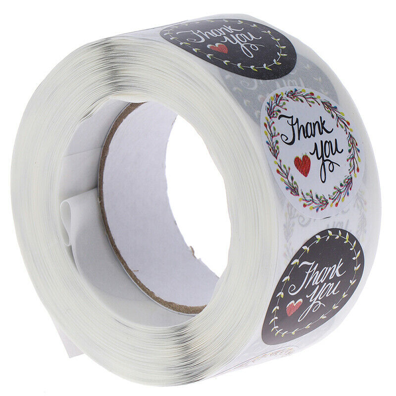 500 Pcs Thank You Stickers Seal Labels Scrapbooking Envelopes Seal Sticke.l8