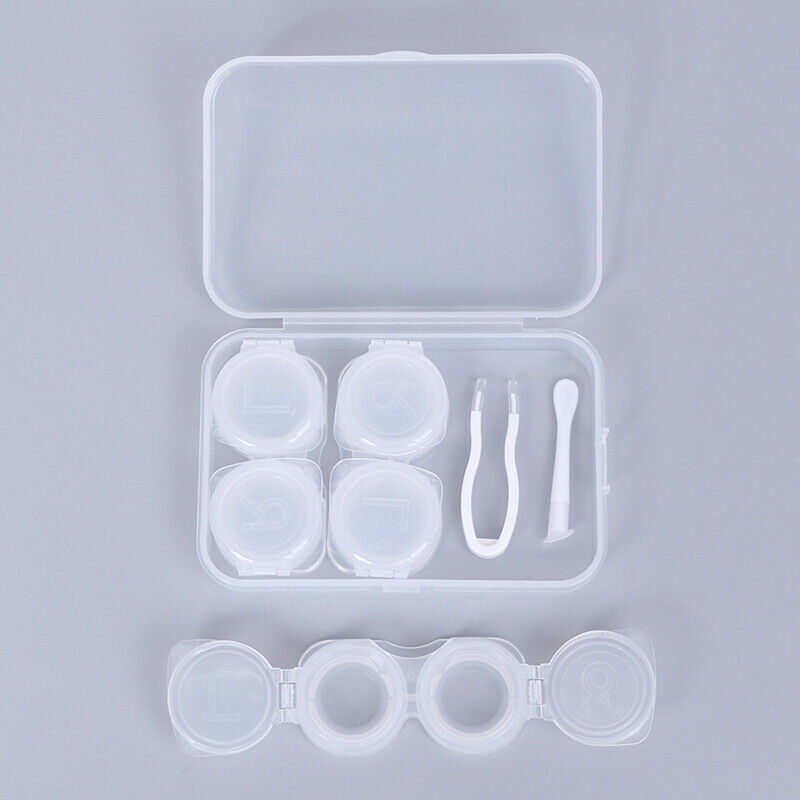 3 Pairs Contact Lens Case Myopia Glasses Mate Box Cosmetic Contact Storag.l8