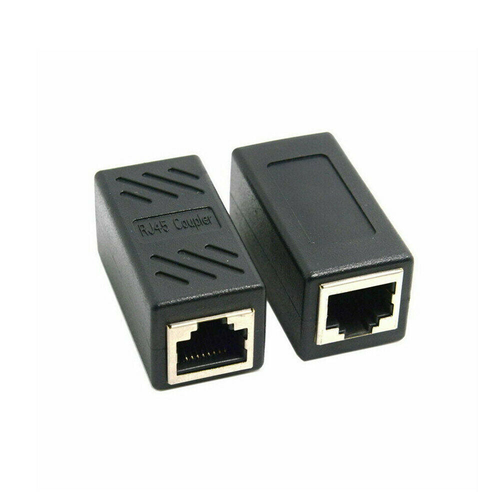 RJ45 Ethernet Coupler Adapter Connector Joiner Cable Extender For Cat 7 6 5 E zj