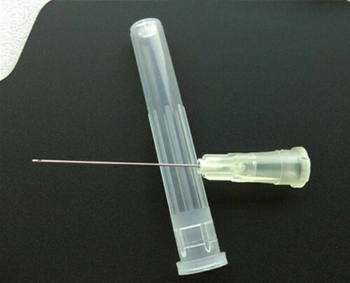 500pcs Dental Disposable Syringe Tips 30G Endo Irrigation Needle 2 Side Holes