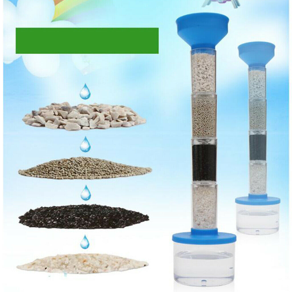DIY Water Purification Science Experiment Kit , Kids Student Preschool Science