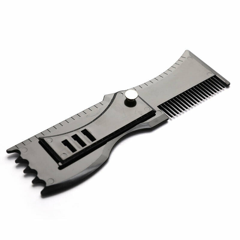 5 In 1 Men Beard Shaping Styling Template Comb Rotatable Beards Comb Beauty  FG