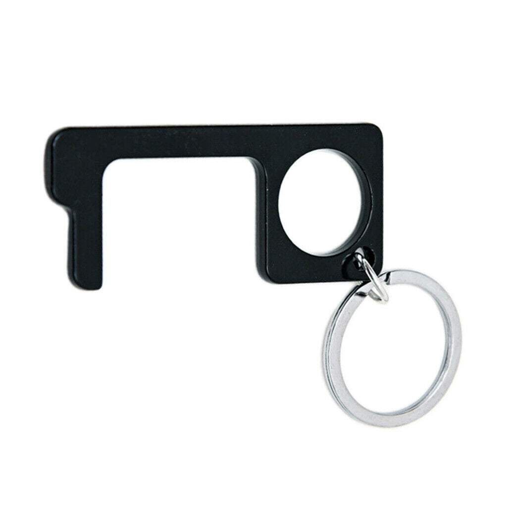 2Pcs Zero Touch Open Door Go out Portable Button Push Hand Stick Assistant