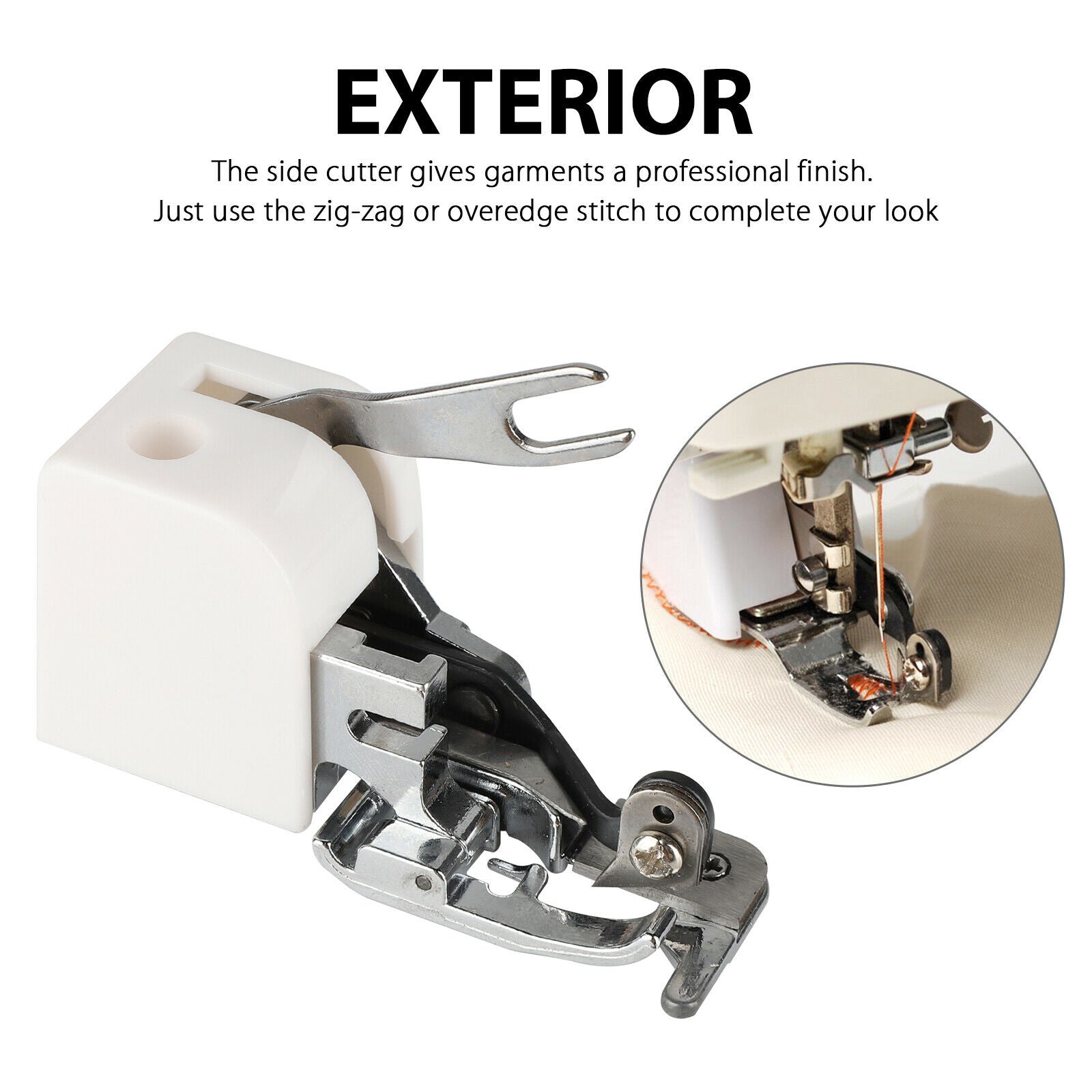 Sewing Machine Side Cutter Overlock Presser Foot Tool Household