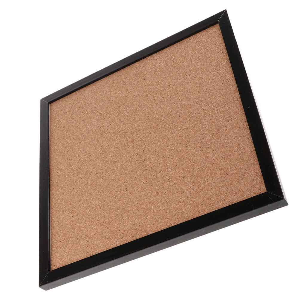 Cork Notice Board Square Sheets Bulletin Board with Wooden Frame for