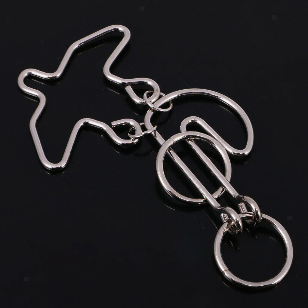 Metal Ring Solution Intellectual Deduction Unlock Puzzle Eagle Ring