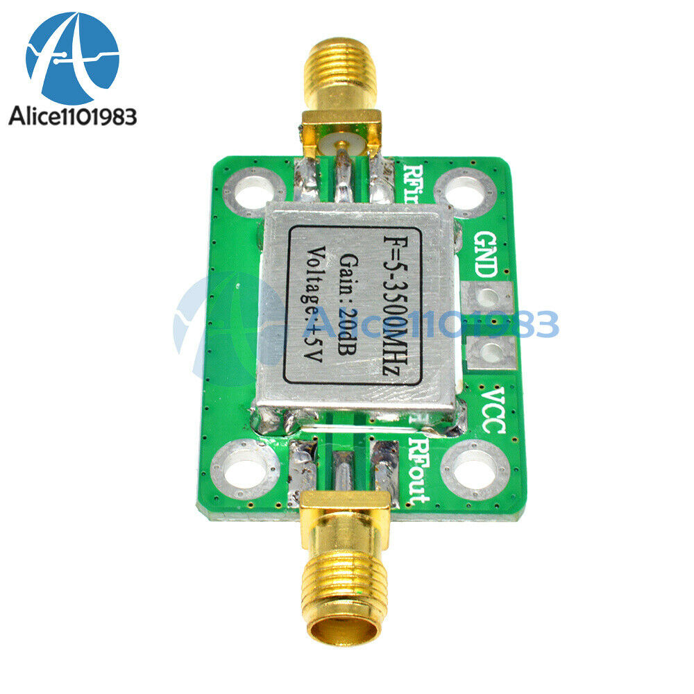 5-3500MHz 20dB with Shielded RF Broadband Low Noise Signal Amplifier Module