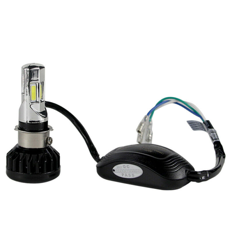 H4 HS1 BA20D P15D H6 Motorcycle Headlight Led Bulb 3500LM 35W 6000K 6 COB lamp