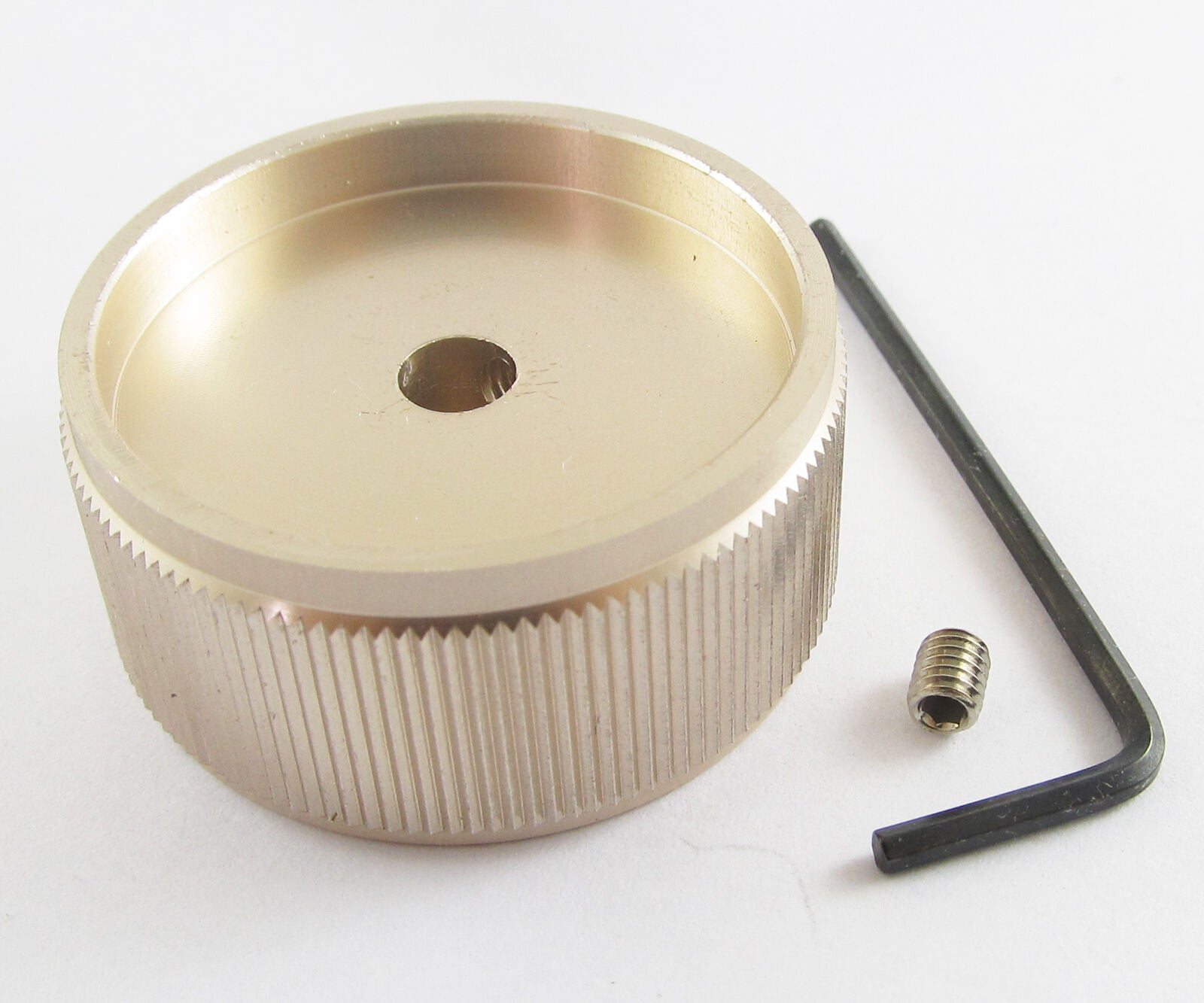 1pc High Quality Champagne Color Aluminum Audio Rotary pots Knob 40mmx19mm NEW