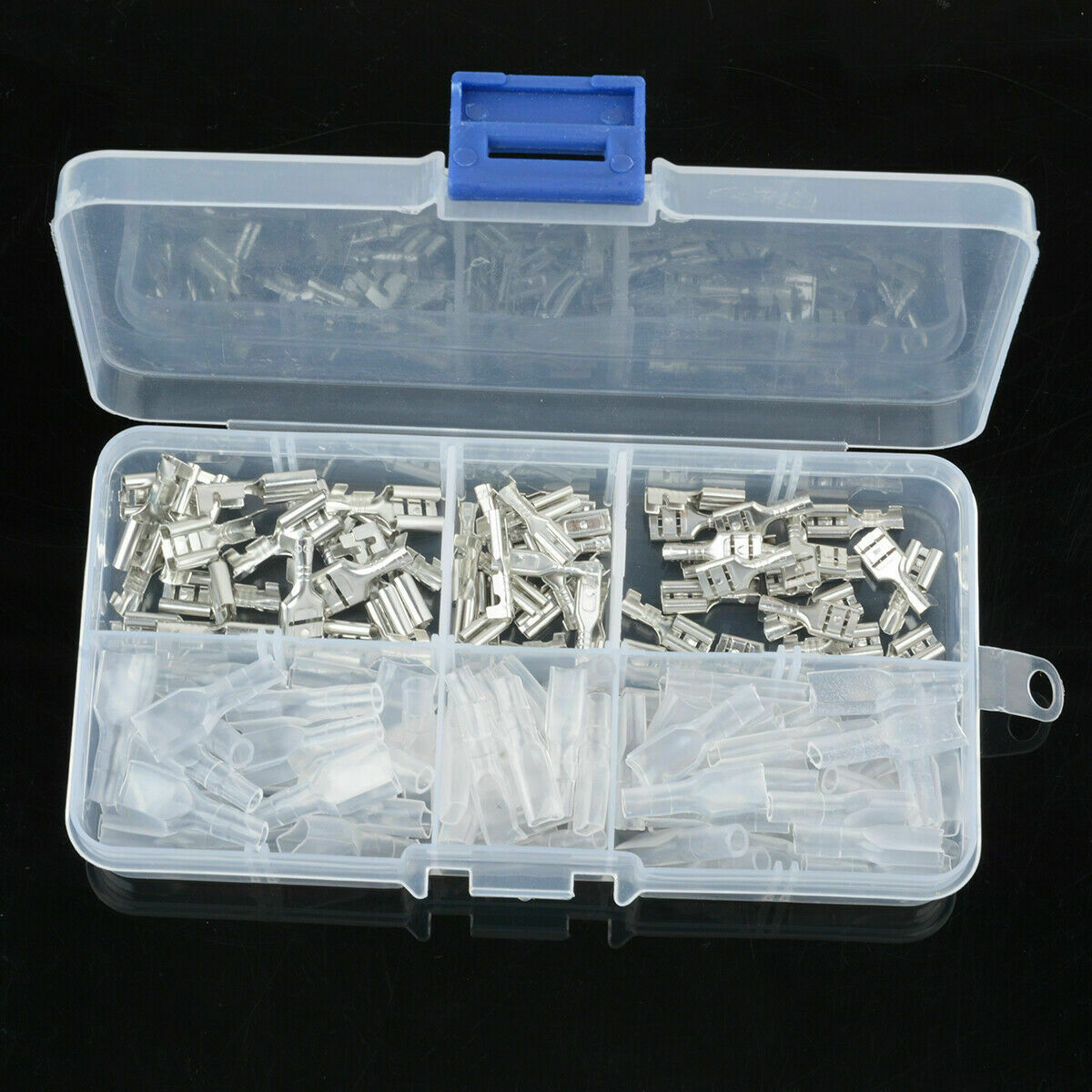 120 x 2.8mm 4.8mm 6.3mm Crimp Insulating Terminal Female Spade Connector Sleeves