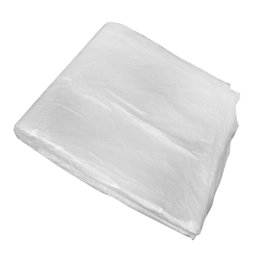 100 Pcs Clear Plastic Auto Seat Covers Mechanic Valet Disposable