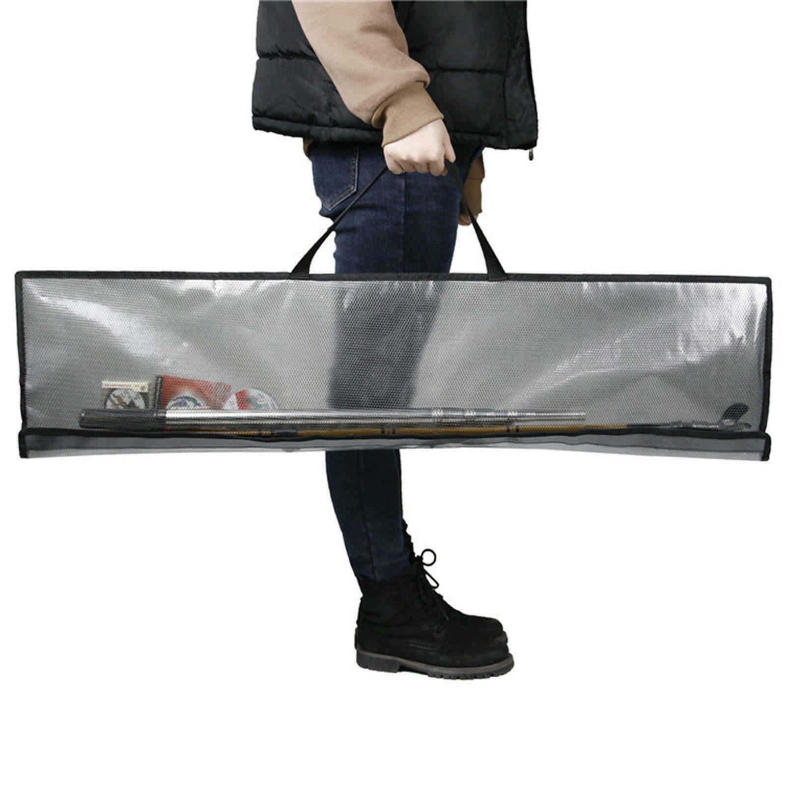 Simple Fishing Pole Bag Storage Bag PVC Transparent Foldable Storage Bag