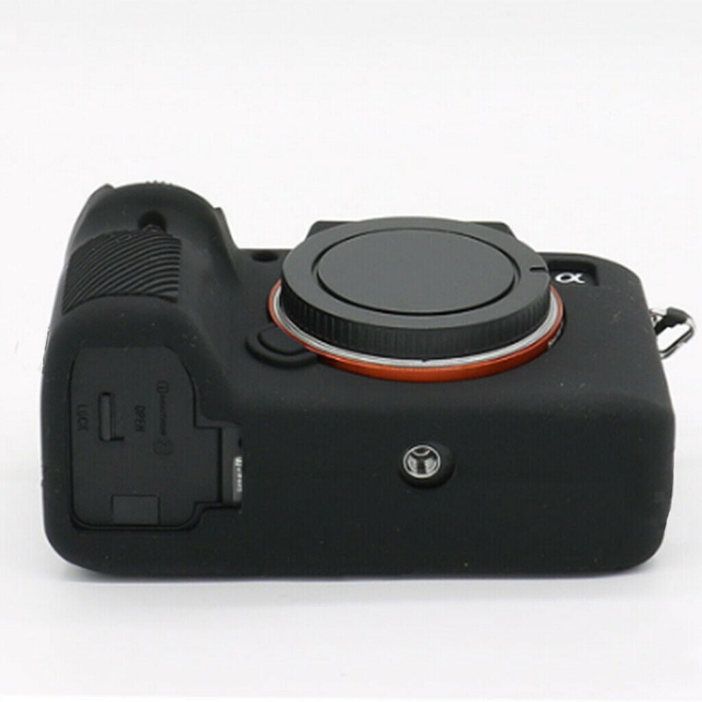 For Sony A7 A7R A7S Camera Silicone Case Protective Cover - Black, Precise
