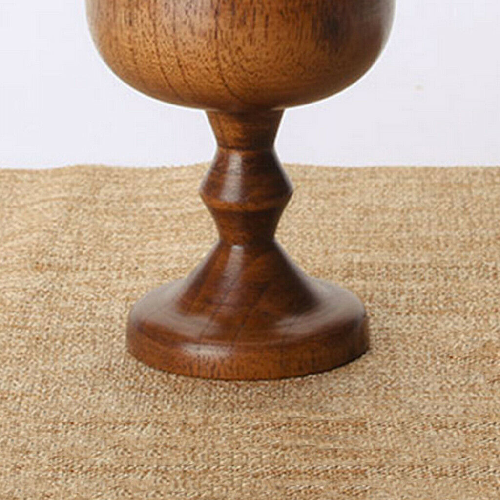 Handmade Bamboo Wood Beer Mug, Japanese Style Wooden Tumbler Cup Goblet Pint