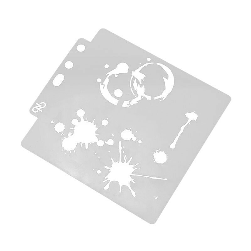 Reusable Water droplet Stencil Airbrush Art Home Decor Scrapbooking Albu.l8