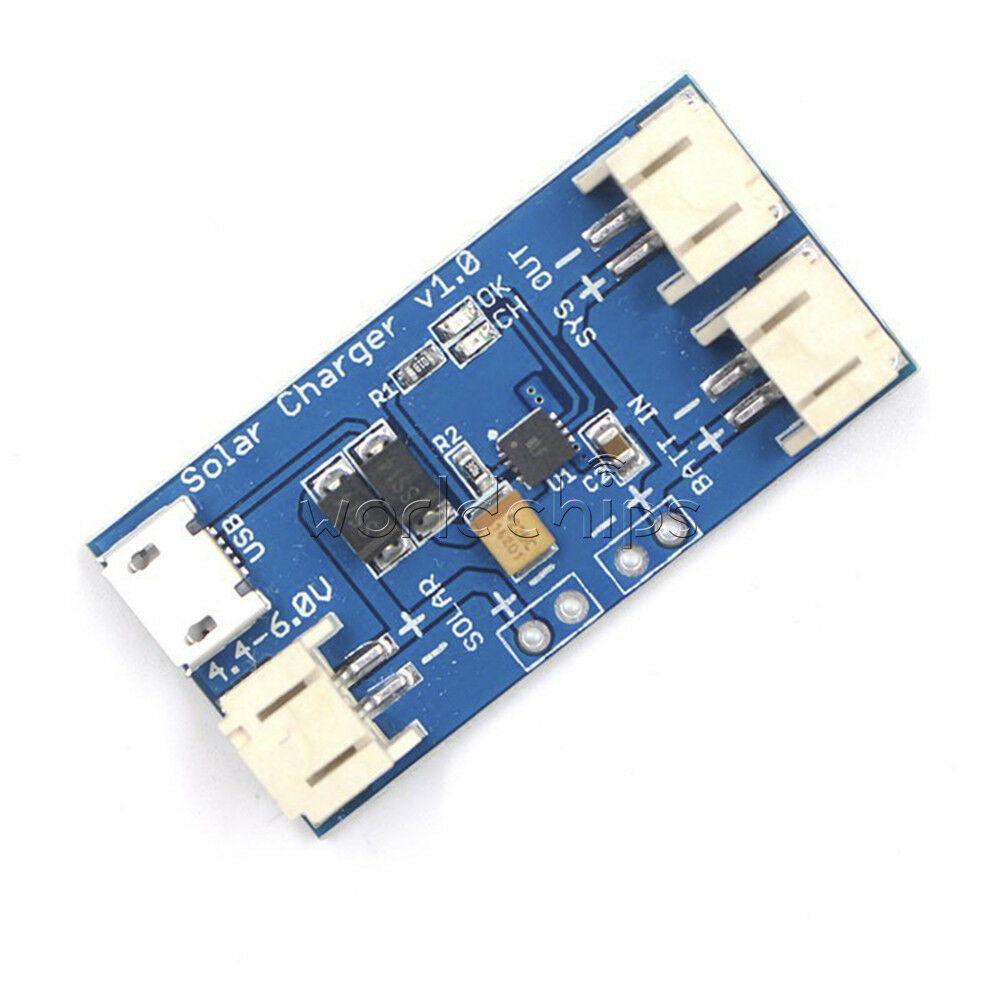 DC4.4-6V CN3065 Mini Solar Lipo Lithium Battery USB Charger Board Module 500mA