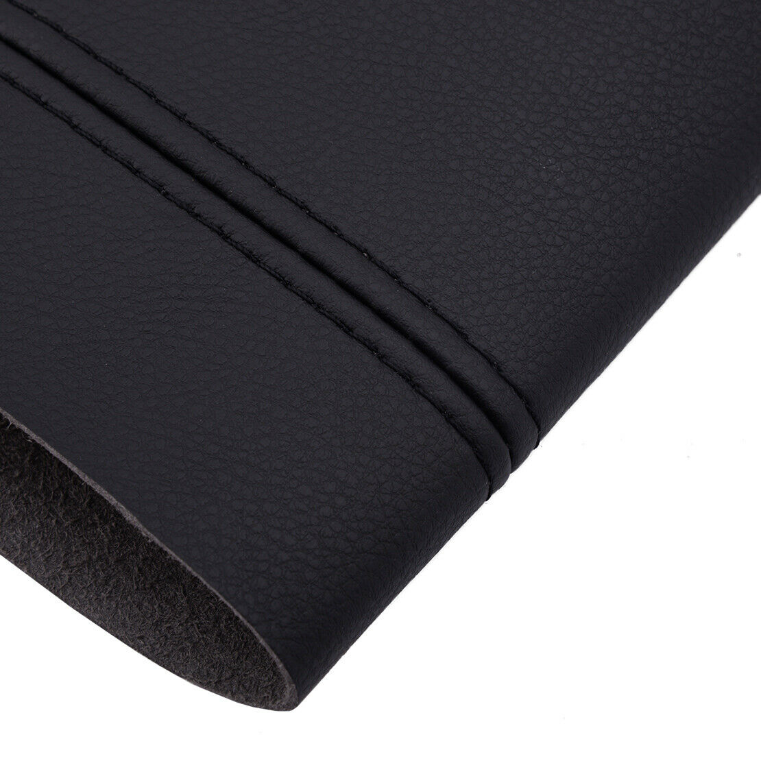 2x Synthetic Leather Console Armrest Lid Cover Skin fit for Acura RL 2005-10 BK